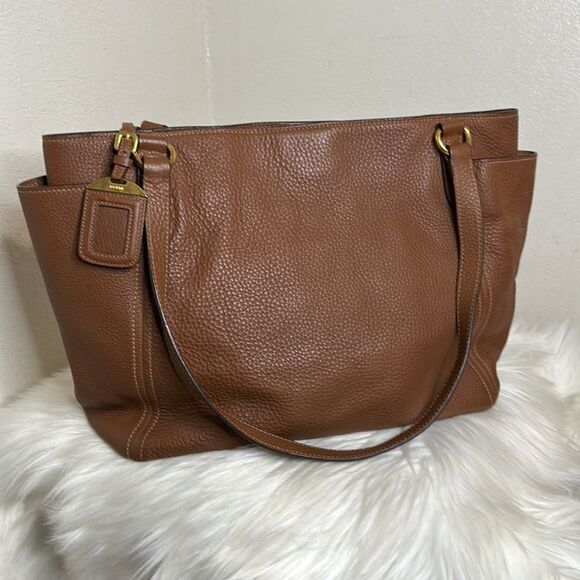 💯Authentic PRADA Vitello Daino Double Pocket Tote🍀 - Picture 6 of 16